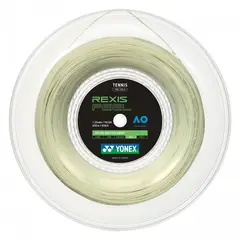YONEX - CUERDA DE TENIS REXIS FEEL 16L/1.25MM BLANCA 200 MTS.