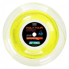 YONEX - CUERDA DE TENIS POLY TOUR PRO 18L/1.15MM AMARILLA 200