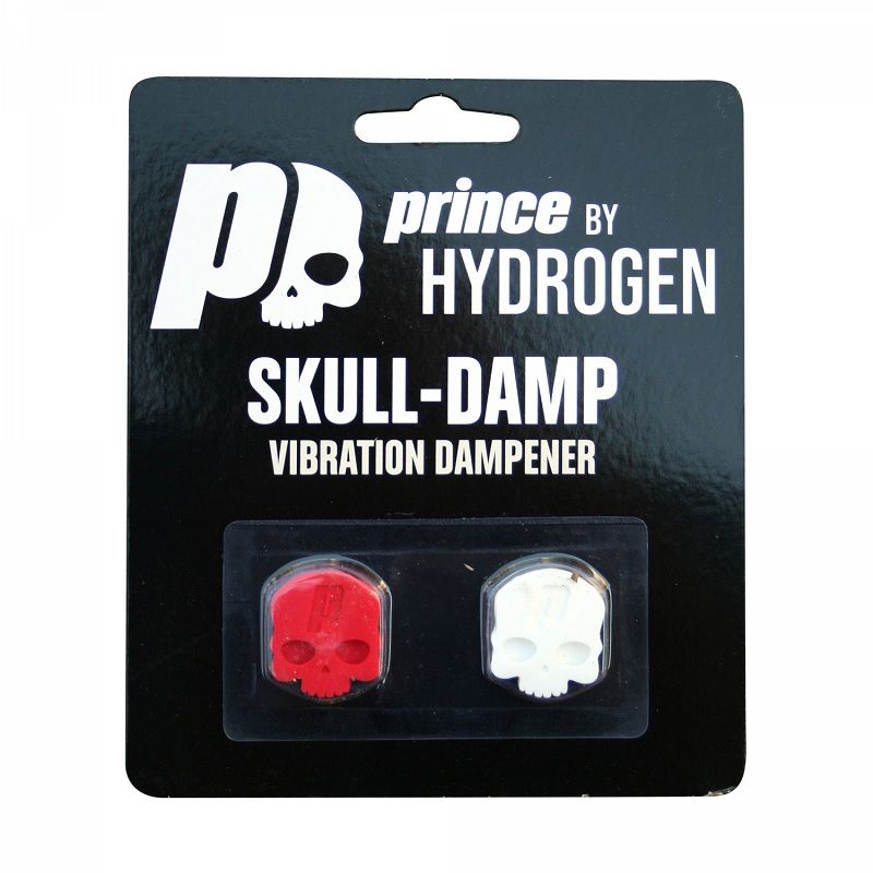 GENERICO - ANTIVIBRADOR PRINCE CALAVERA ROJO/BLANCO