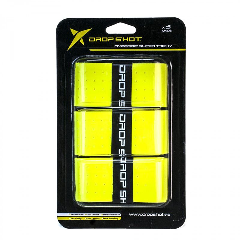 DROP SHOT - OVERGRIP PADEL DROP SHOT  SUPER TACKY X3