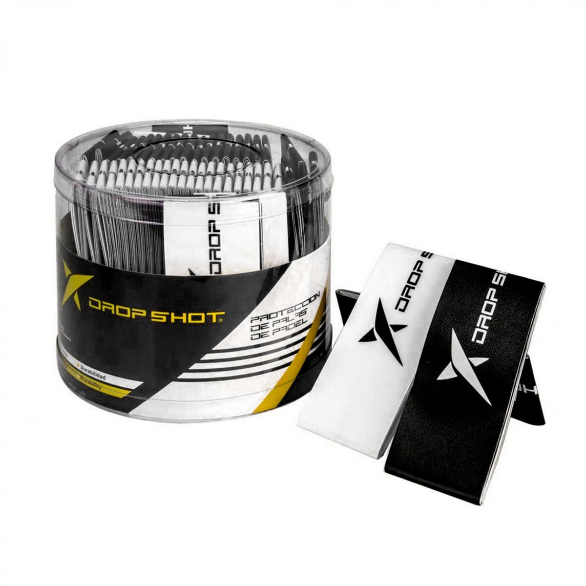 DROP SHOT - PROTECTOR PALA PADEL DROP SHOT X50 BLANCO/NEGRO
