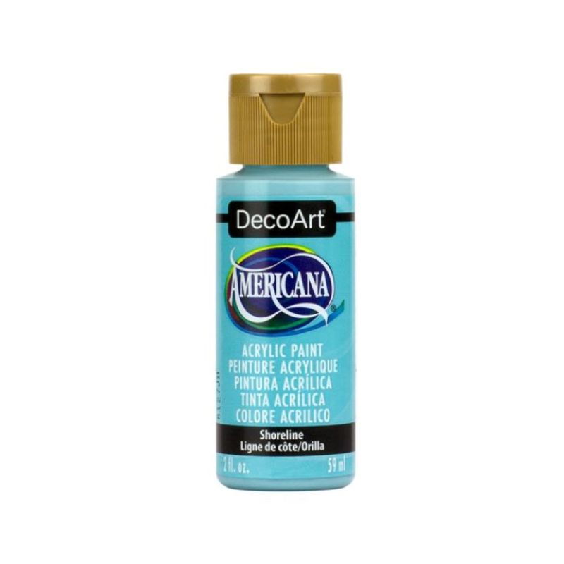 DECOART - Pintura Acrílica  DecoArt Shoreline DA365 Turquesa 59 ml