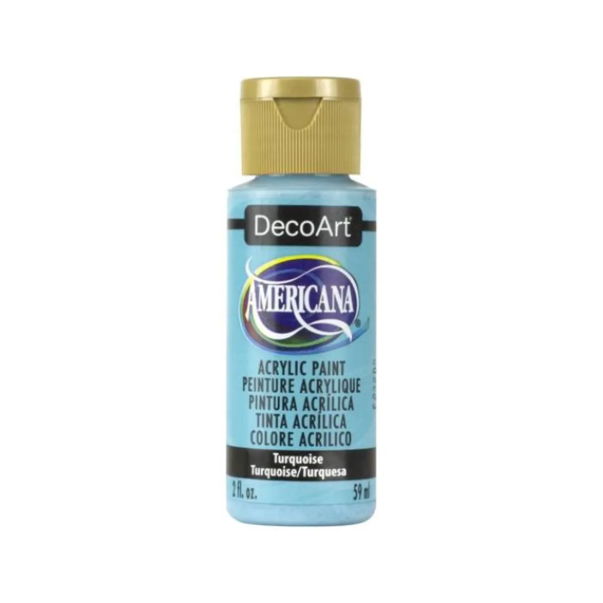 DECOART - Pintura Acrílica DecoArt Turquoise DA087 Turquesa 59 ml
