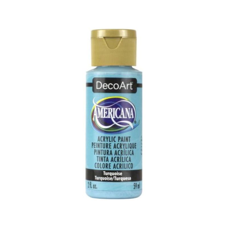 DECOART - Pintura Acrílica DecoArt Turquoise DA087 Turquesa 59 ml