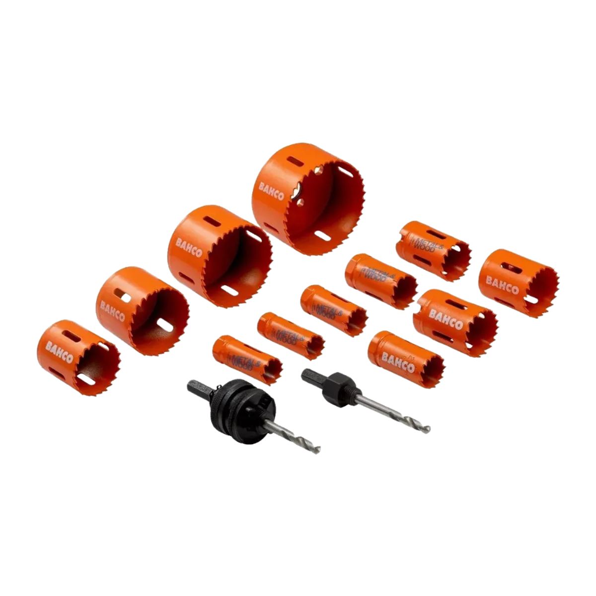 BAHCO - Juego de sierras copa 14 piezas Bahco 3834-PROMO-122