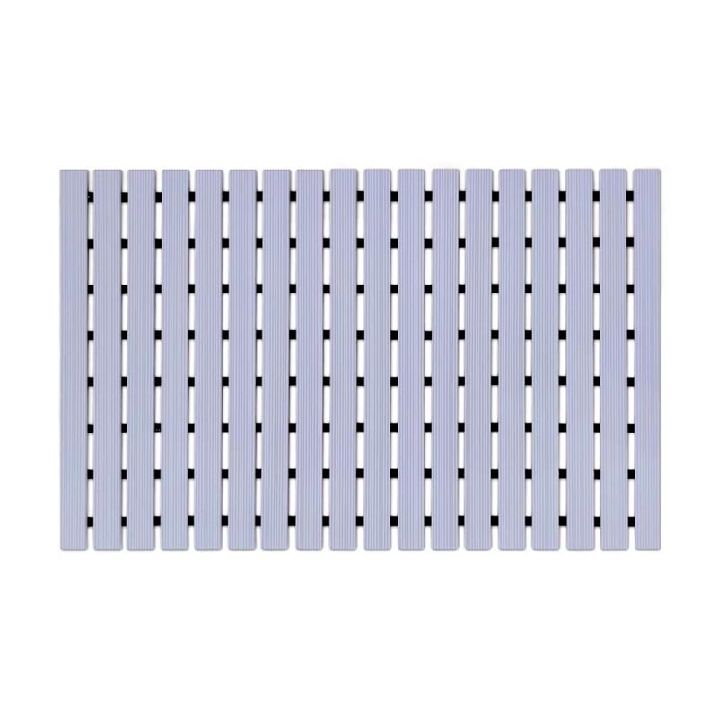 QRUBBER - Mat Piso PVC Spa y Zonas Húmedas 61 cm x 13 mts Gris Qrubber