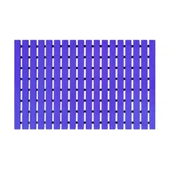 QRUBBER - Mat Piso PVC Spa y Zonas Húmedas 61 cmx 13 mts Azul