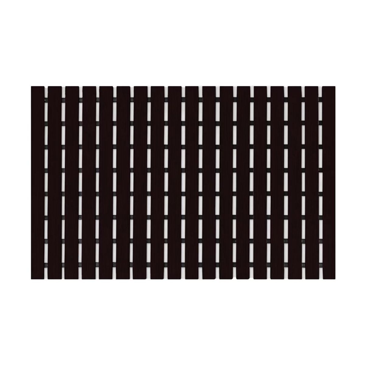 QRUBBER - Mat Piso PVC Spa y Zonas Húmedas 91cm x 13 mts Negro Qrubber