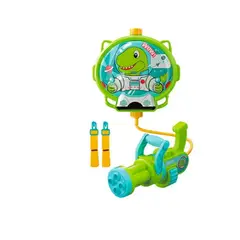SPACEZAT - Mochila Con Pistola Lanza Agua Dinosaurio