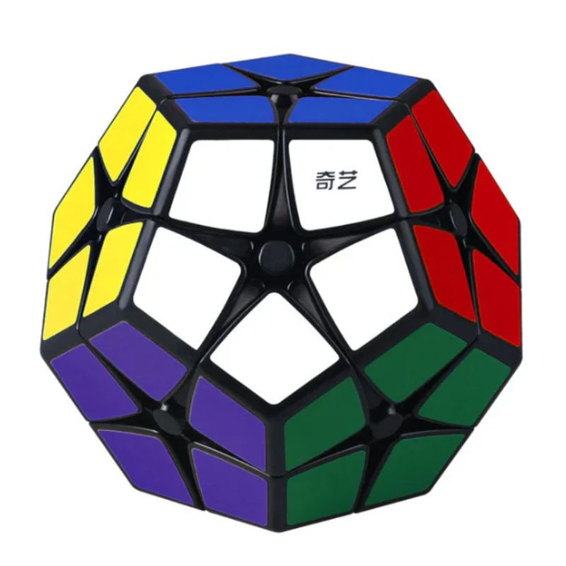 SPACEZAT - Cubo Rubik Qiyi Megaminx Uso Profesional Lubricado