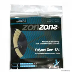 ZONS - CUERDA DE TENIS POLYMO TOUR 17L/1.23MM AMBER 12 MTS.