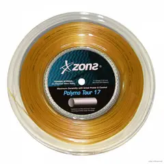 GENERICO - CUERDA DE TENIS ZONS POLYMO TOUR 17L/1.23MM GOLD 200 MTS.