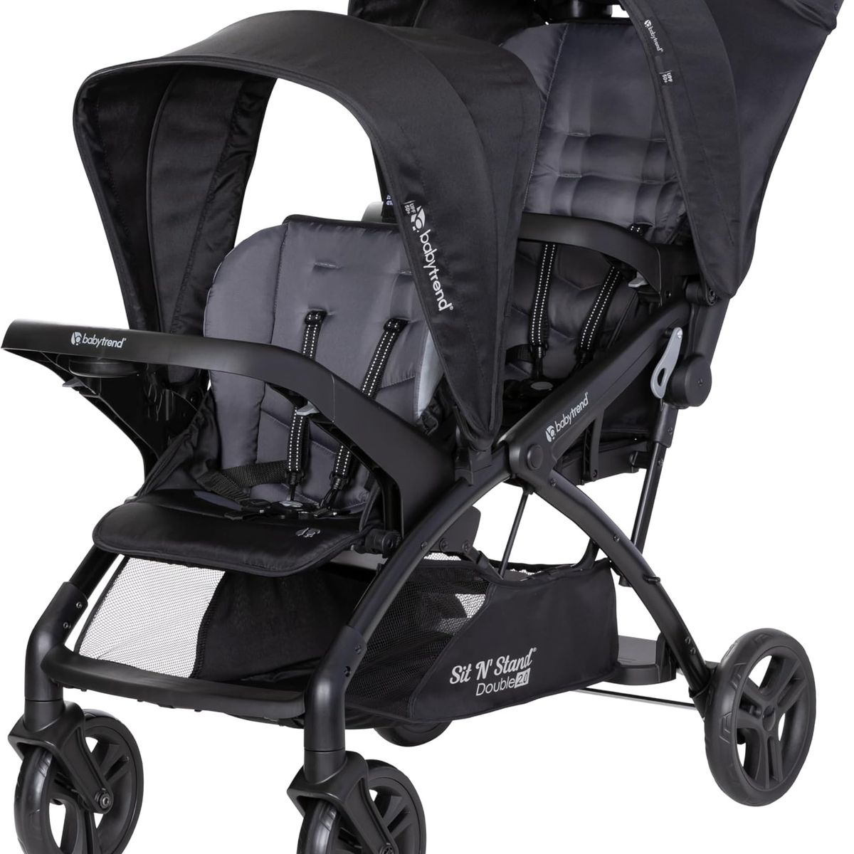 BABY TREND - COCHE DOBLE SIT N' STAND 2.0 DASH BLACK