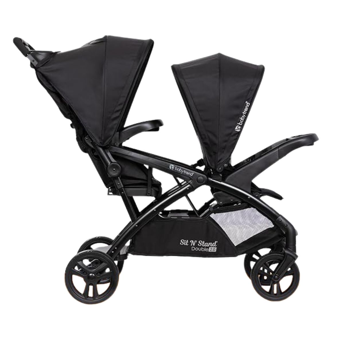BABY TREND - COCHE DOBLE SIT N' STAND 2.0 DASH BLACK