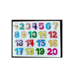 GENERICO - Set encaje didactico madera numeros