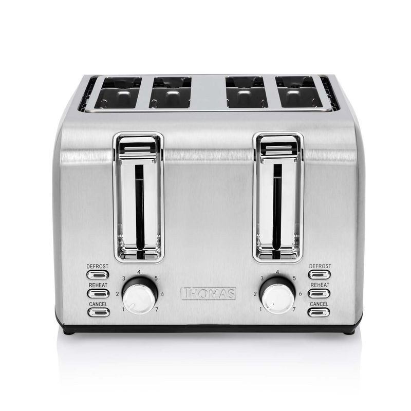 THOMAS - Tostador 4 rebanadas Acero Inx TH-133i