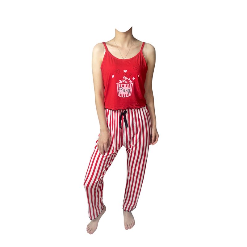 MEDIA LUNA - Pijama de Mujer 3 piezas
