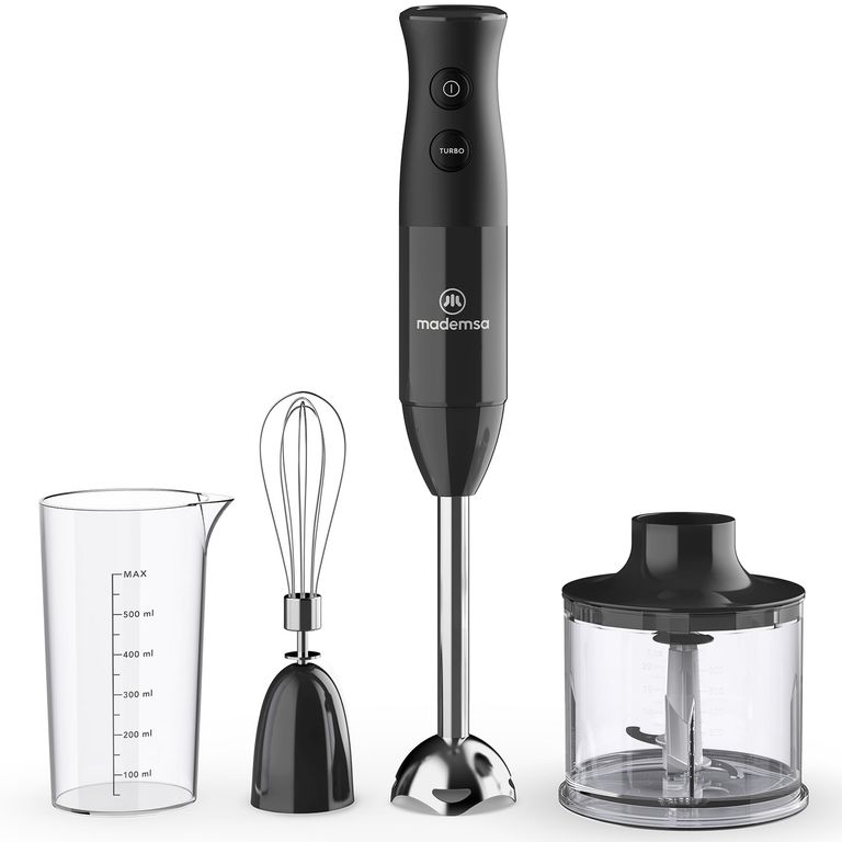 Minipimer 3 en 1 con 2 velocidades y Tecnología Súper Textura MIB20 Negro
