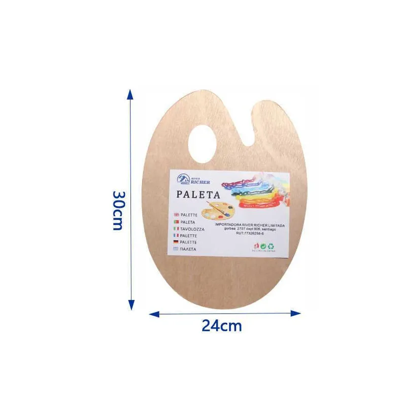 GENERICO - Mezcladora Paleta  Madera Pintura