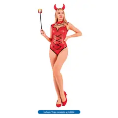 GENERICO - TRAJE ADULTO DIABLA M