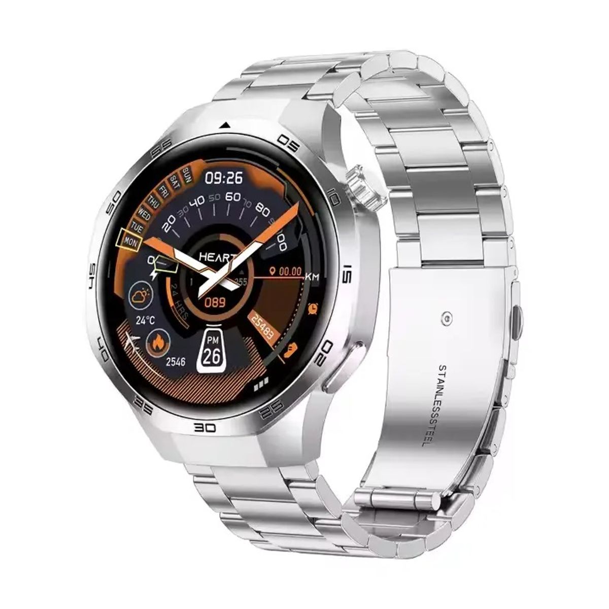 GENERICO - Smartwatch Reloj Inteligente Monitoreo Salud IP67 Deporte Compatible IOS Android Notificaciones