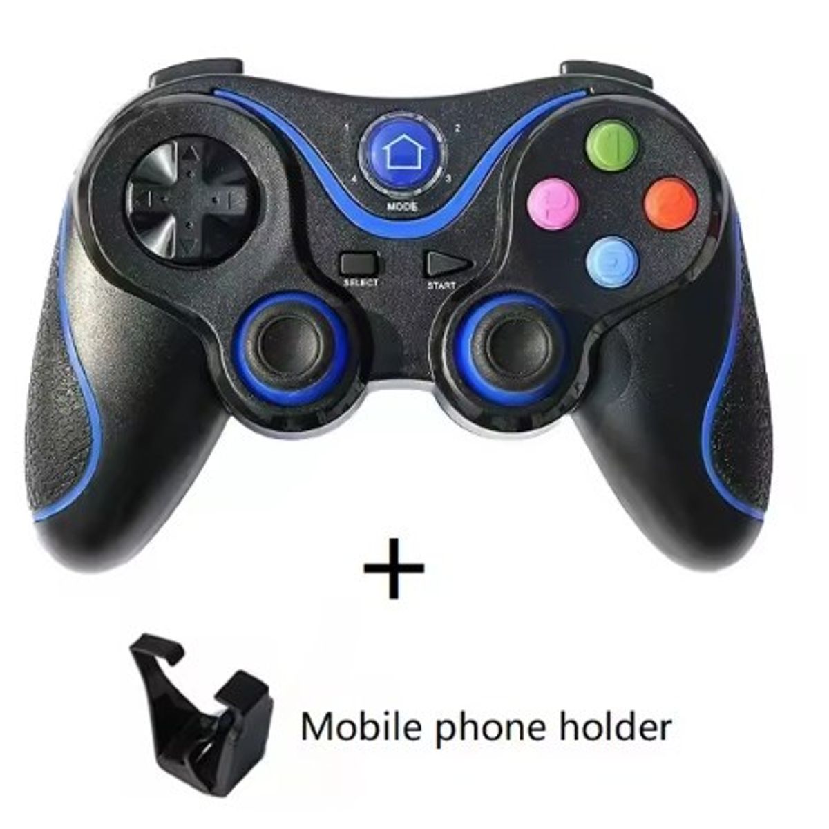 GENERICO - JoystickControl Inalámbrico Bluetooth V8 - Compatible con Múltiples