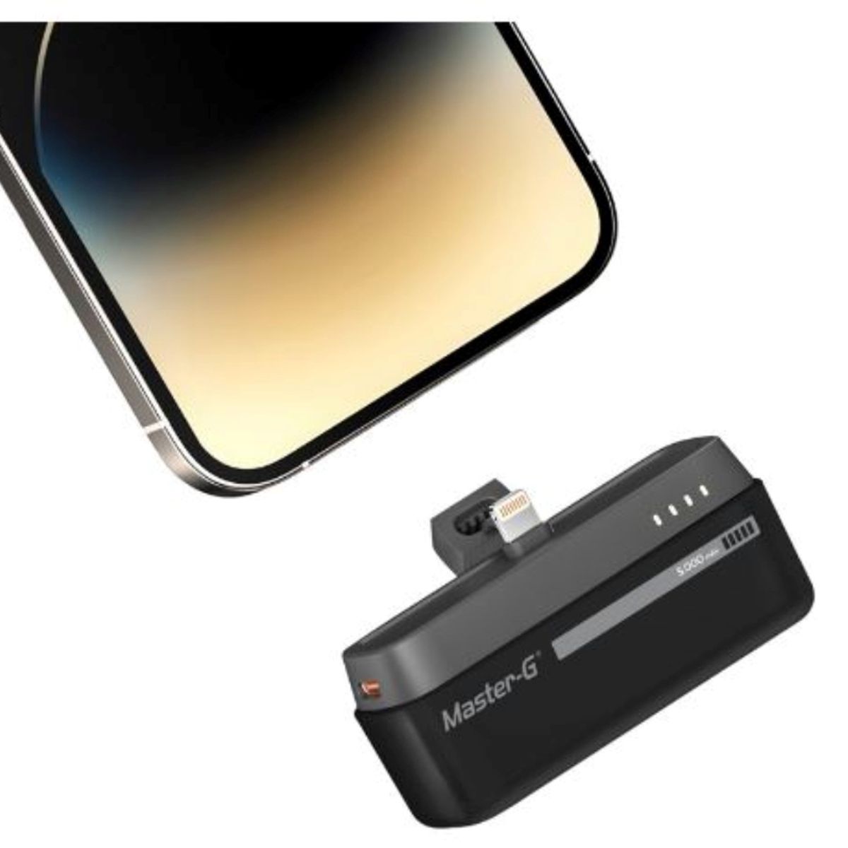 OEM - CARGADOR PORTÁTIL POWER BANK POCKET 5000MAH PARA IPHONE