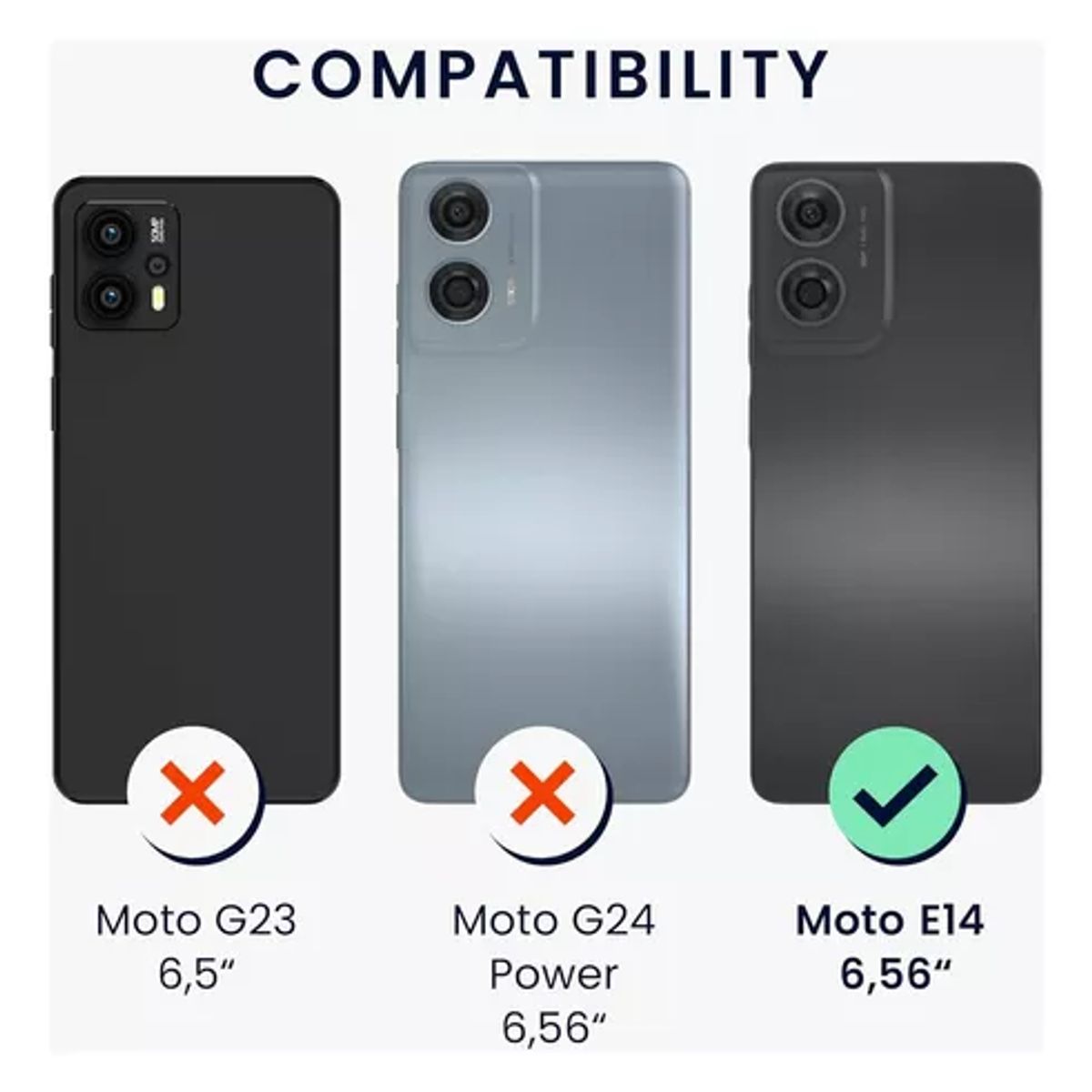 GENERICO - Carcasa Anti Golpes Para Motorola Moto E14 4G