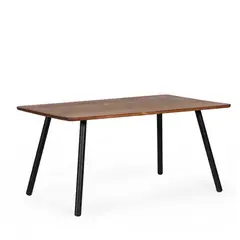 MEDULAR - Mesa de comedor Aula 6P nogal