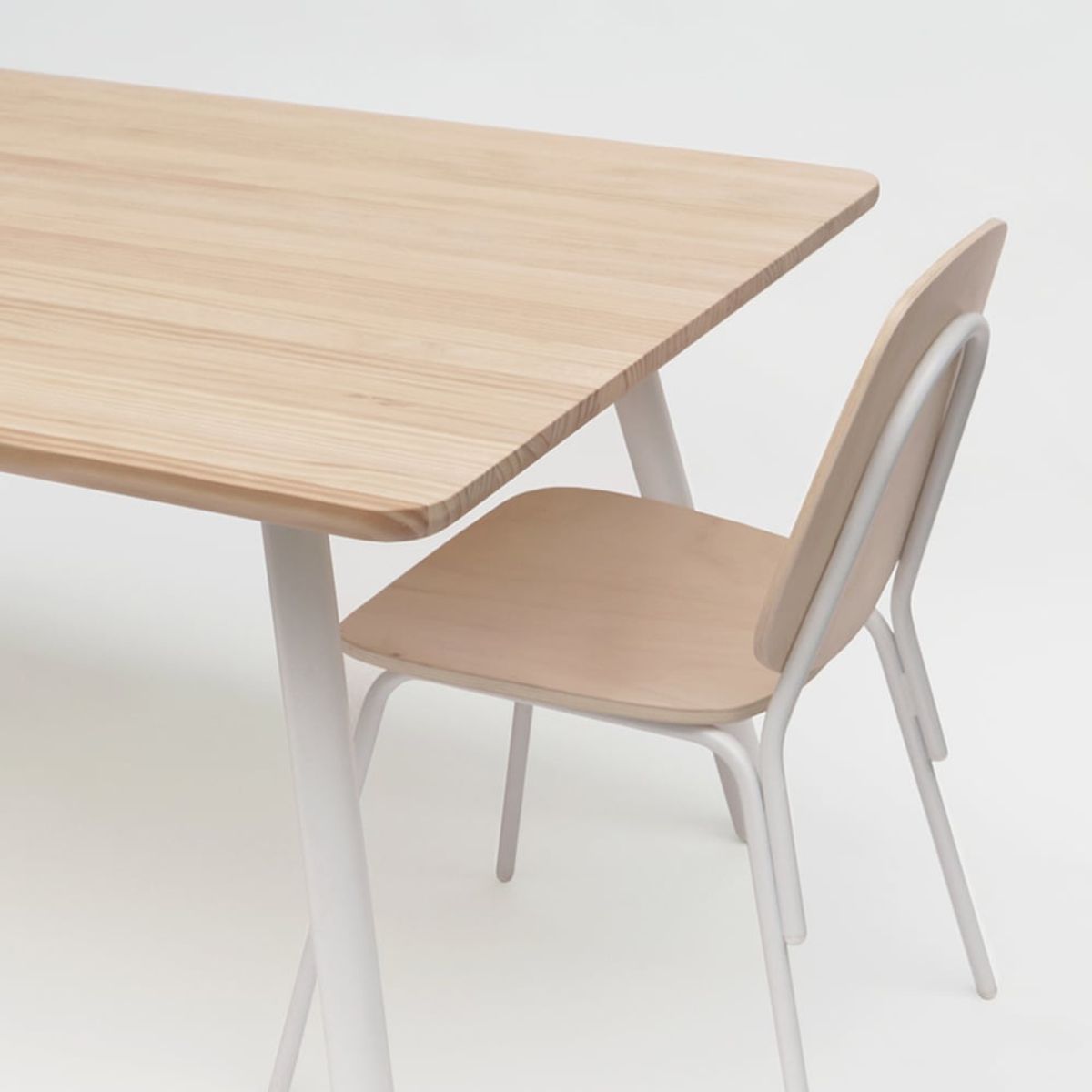 MEDULAR - Mesa de comedor Aula 6P natural