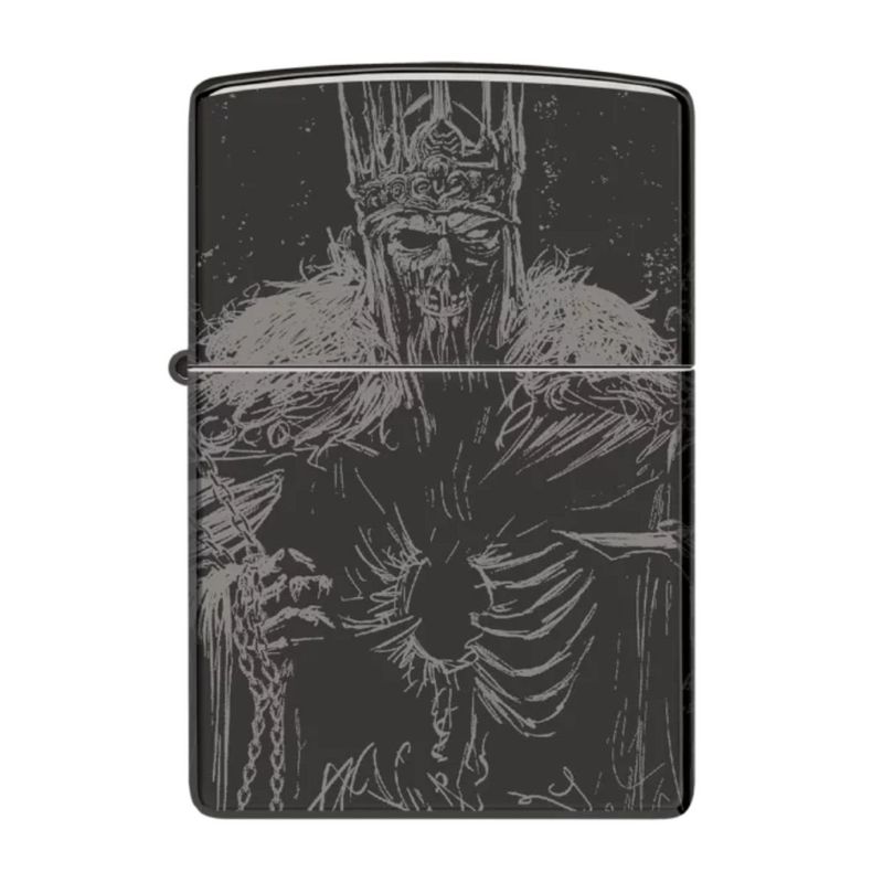 ZIPPO - Encendedor Zippo Skull King Plateado ZP46139 - Plateado