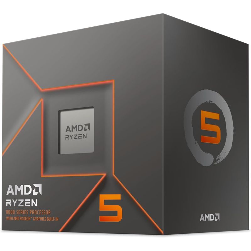 AMD CORP - Procesador AMD Ryzen 5 8600G AM5 6 Cores 12 Hilos 4350GHz - Gris