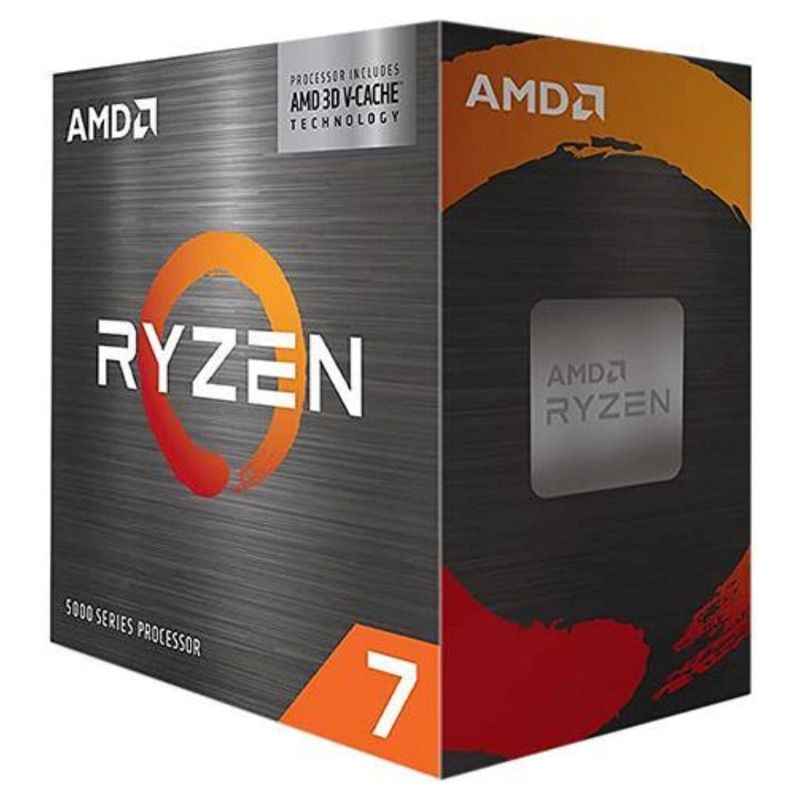 AMD CORP - Procesador AMD Ryzen 7 5700X3D AM4 8 Cores 16 Hilos Gris - Gris