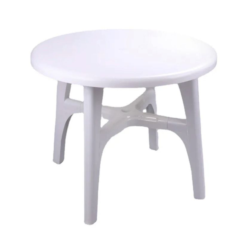 GENERICO - Mesa plástica redonda 90x73cm Bighouse