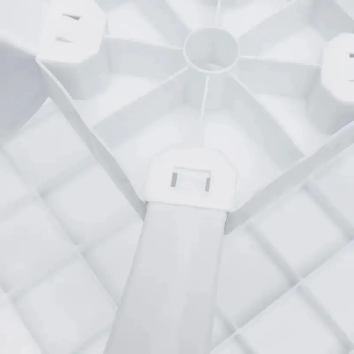 GENERICO - Mesa plástica redonda 90x73cm Bighouse