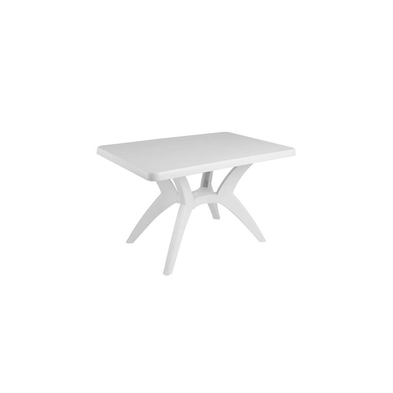 GENERICO - Mesa Plastica Cuadrada Blanca 82x82x70CM Bighouse.