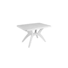 GENERICO - Mesa Plastica Cuadrada Blanca 82x82x70CM Bighouse.