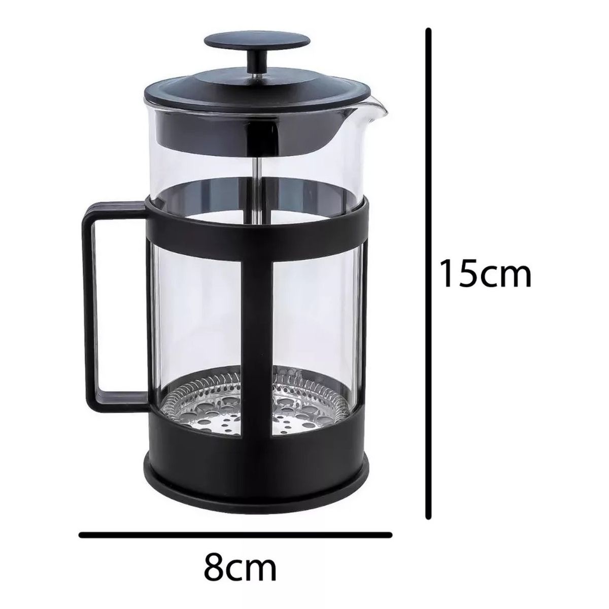 GENERICO - Prensa Francesa Cafetera Manual 350 Ml