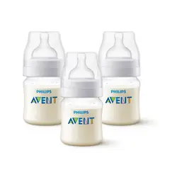 AVENT - Set de 3 mamadera anti-colic 125 ML libre de BPA