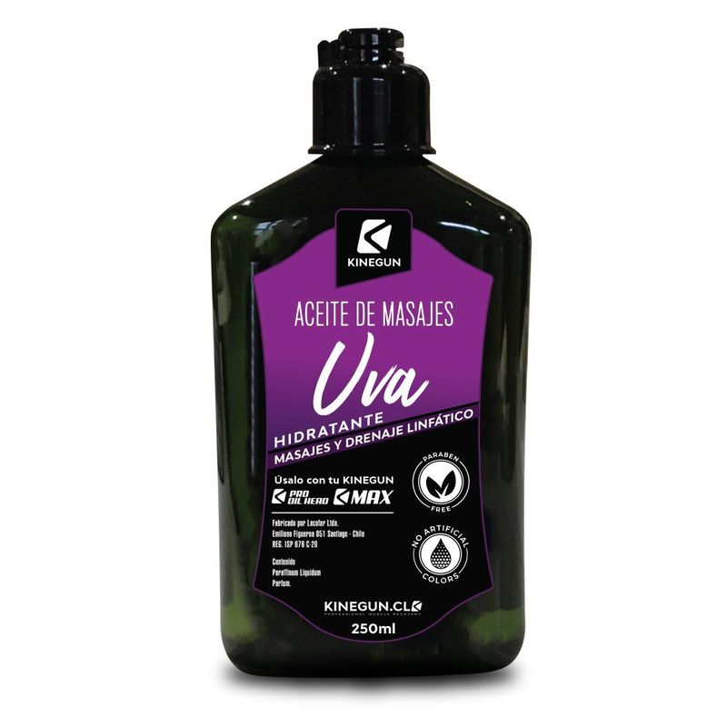 KINEGUN PRO - Aceites de Masajes - Aroma UVA