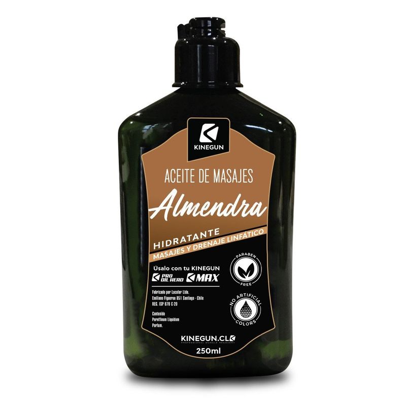 KINEGUN PRO - Aceites de Masajes - Aroma ALMENDRA - KINEGUN