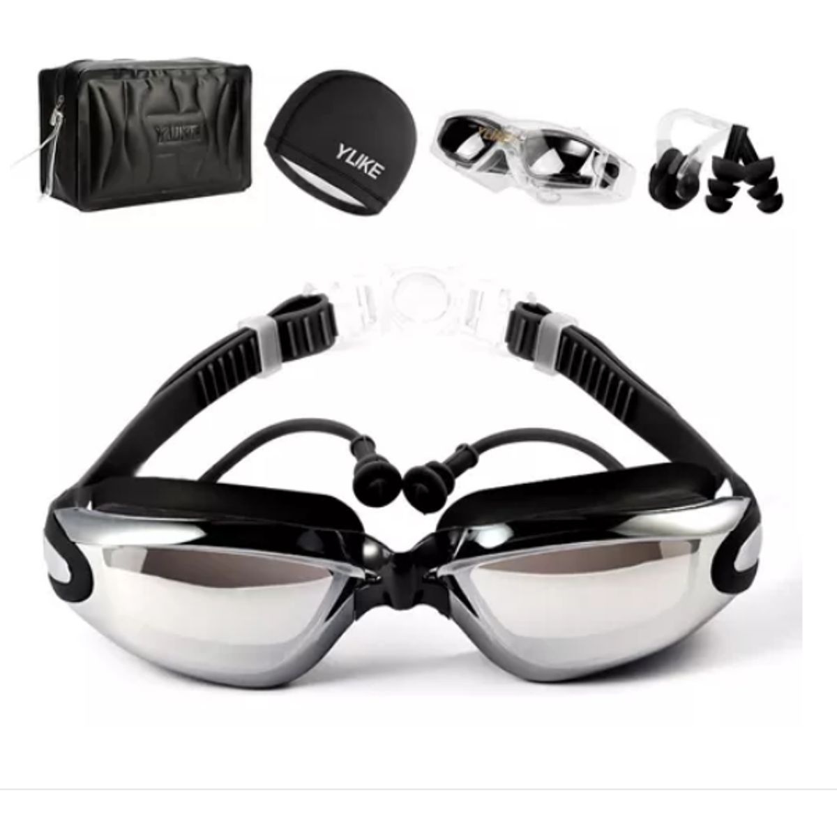 GENERICO - 6 En 1 Kit Gafas De Natación Sin Fugas Protección Uv