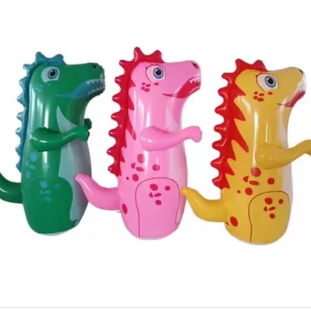 GENERICO - Mono Porfiado Inflable Dinosaurio Juego Juguete Infantil Box