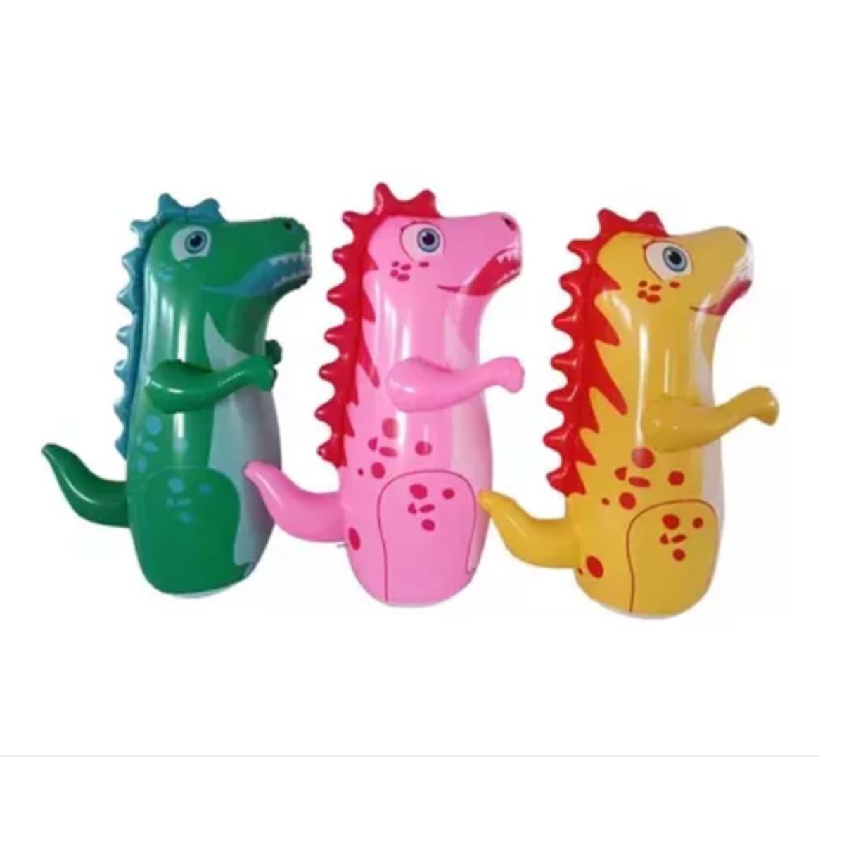GENERICO - Mono Porfiado Inflable Dinosaurio Juego Juguete Infantil Box