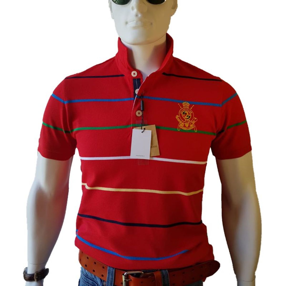 LHONNE CLASSIC - Polera Jockey Club Red Rojo