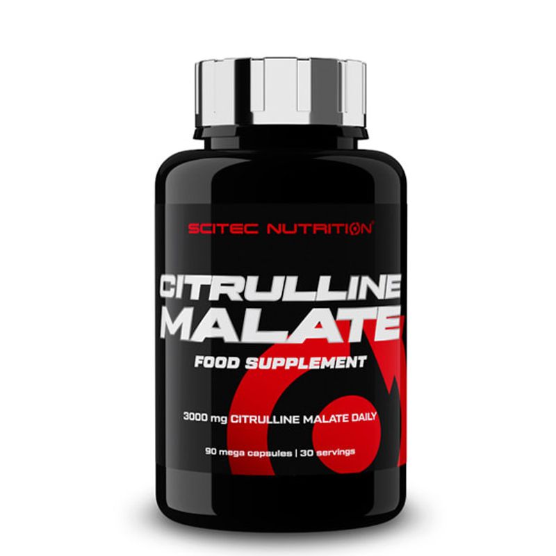 SCITEC NUTRITION - Citrulina Malato 3000MG Scitec Nutrition 90 Capsulas.