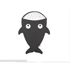 GENERICO - Saco De Dormir Bebe Frazada Manta Cobertor Bebe Tiburon