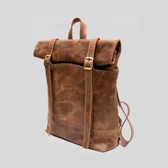 TRAUKO - Mochila Unisex Cuero Patagonica