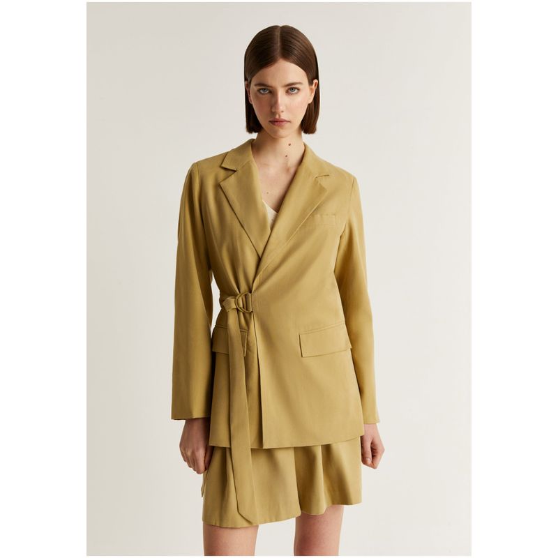 SCALPERS - Blazer Cierre Lateral Olive