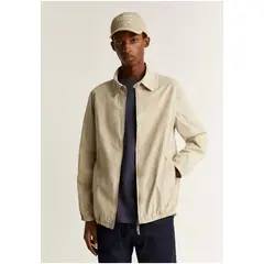 SCALPERS - Chaqueta Lavada Ligera Beige